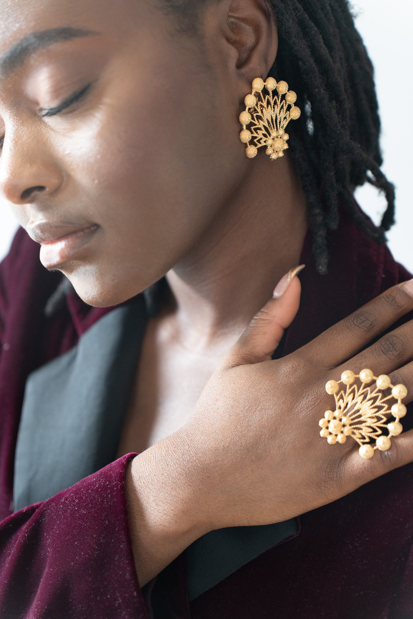Boucles d'oreilles - Modèle AMANDA